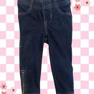 Old Navy Kids Dark Blue Jeans with Zipper Detail
